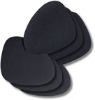 Cookinglife Onderzetters - Vegan leer - Zwart - Organic - 13 x 11 cm - 6 stuks