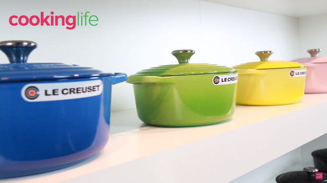 De kleurrijke braadpannen van Le Creuset!