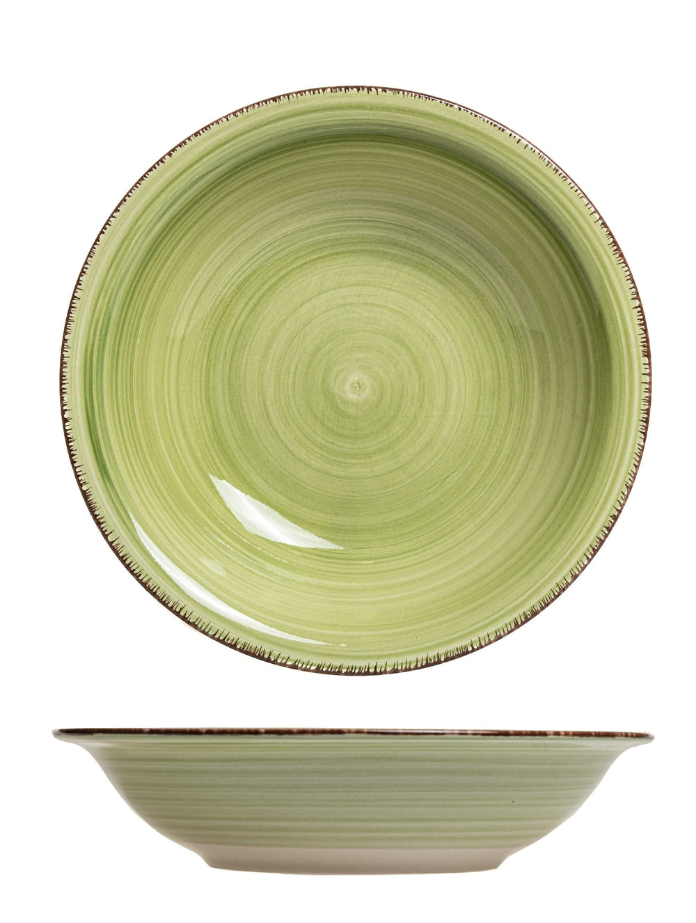 Studio Tavola Diepe Borden Summer Green ø 21 cm - 6 stuks