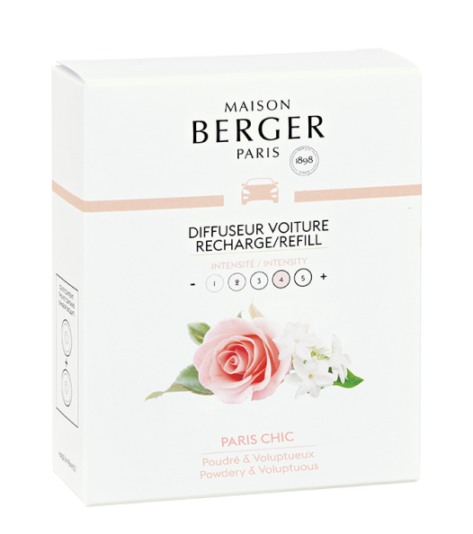 Maison Berger Navulling - voor autoparfum - Paris Chic - 2 Stuks