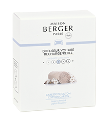 Maison Berger Navulling - voor autoparfum - Cotton Caress - 2 Stuks