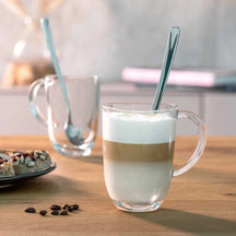 Leonardo Latte Macchiato Glazen Napoli 380 ml + 2 Lepels - Hittebestendig