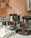 Alessi Pannenset Pots&Pans - AJM100S7 - 4 delige set - door Jasper Morrison