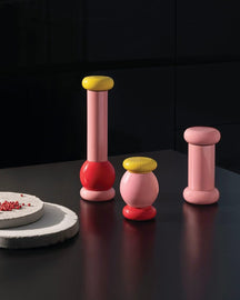 Alessi Pepermolen Twergi - MP0210 2 - Roze - door Ettore Sottsass