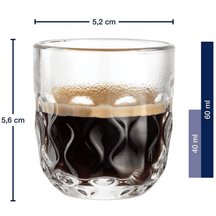 Leonardo Espressoglazen - Gocce Due - 60 ml - 2 stuks