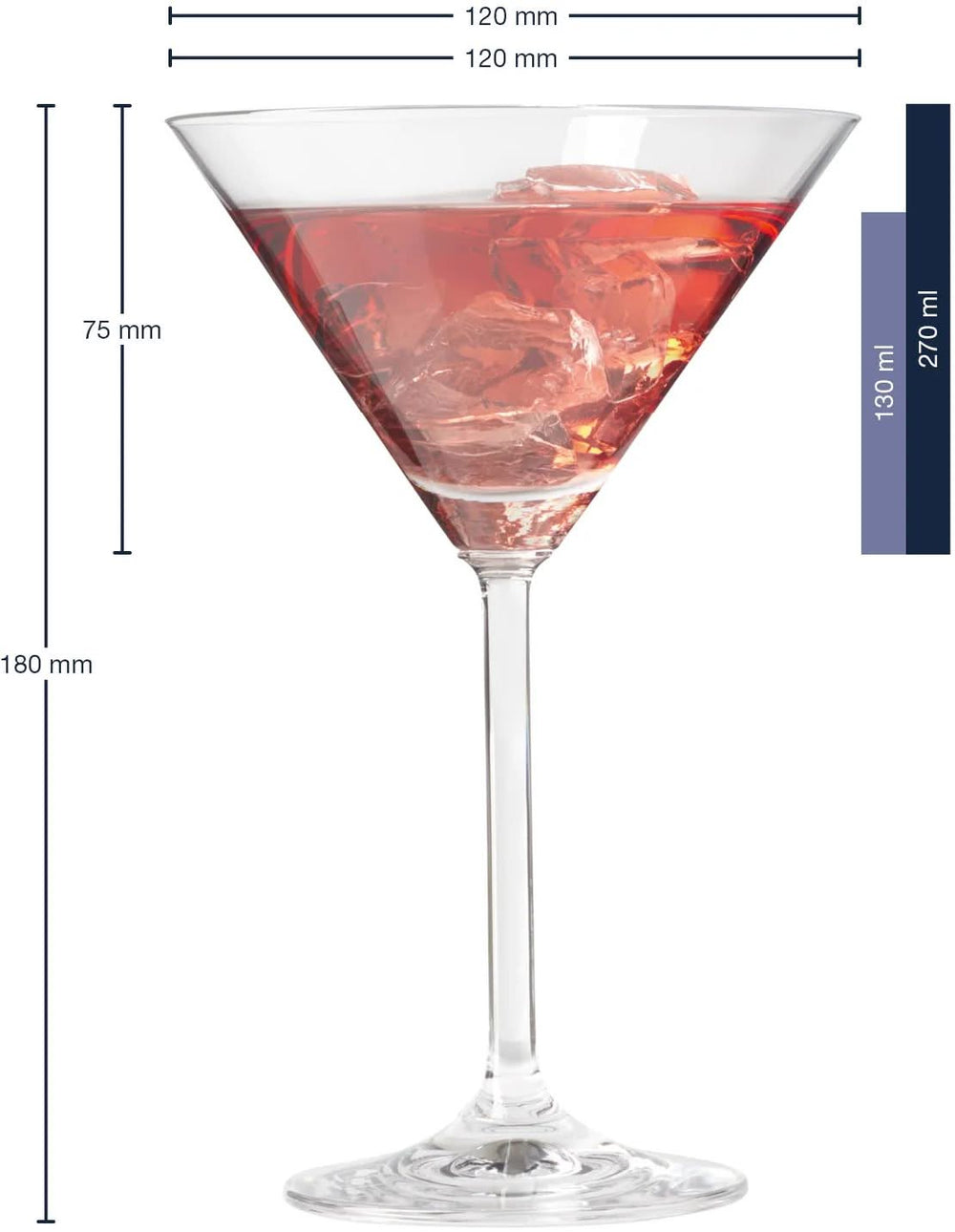 Leonardo Cocktailglazen Daily - 270 ml - 6 stuks