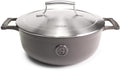 Saveur Selects Hapjespan - Sauteuse - Voyage - Rabbit Grey - ø 25 cm / 3.3 liter - geëmailleerde anti-aanbaklaag