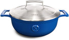 Saveur Selects Hapjespan - Sauteuse - Voyage - Classic Blue - ø 25 cm / 3.3 liter - geëmailleerde anti-aanbaklaag