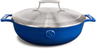 Saveur Selects Hapjespan - Sauteuse - Voyage - Classic Blue - ø 30 cm / 4.2 liter - geëmailleerde anti-aanbaklaag