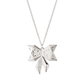 Georg Jensen Kerstbal Strik Christmas Collectibles 2022 - ketting - zilver