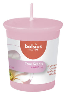 Bolsius Geurkaars / Navulling - voor kaarsenhouder - True Scents Magnolia - 5 cm / ø 4.5 cm