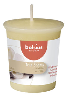 Bolsius Geurkaars / Navulling - voor kaarsenhouder - True Scents Vanille - 5 cm / ø 4.5 cm