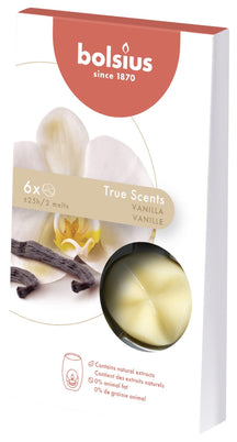 Bolsius Wax Melts True Scents Vanille - 6 Stuks