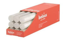 Bolsius Dinerkaars / Tafelkaars Rustiek Cloud White 27 cm - 9 Stuks