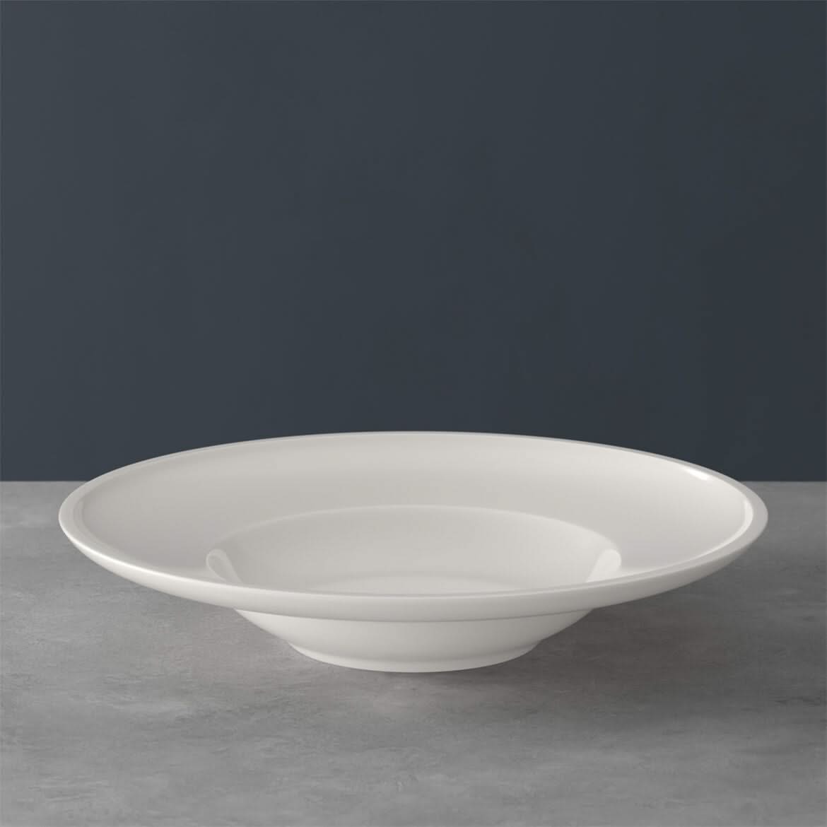 Villeroy & Boch, Royal, pasta plate, 30 cm, premium bone porcelain, white, dishwasher-safe : Villeroy & Boch Villeroy & Boch, Royal, pasta plate, 30 cm, premium bone porcelain, white, dishwasher-safe : Villeroy & Boch