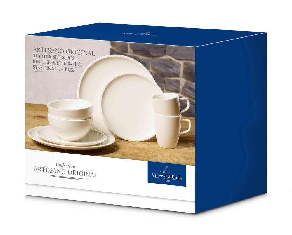 Villeroy & Boch Serviesset Artesano Original - 8-delig / 2 personen