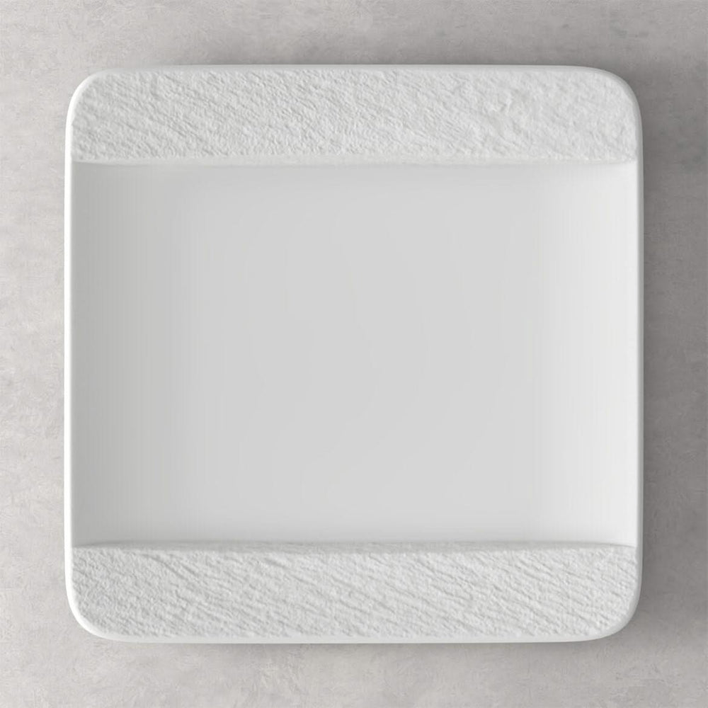 Villeroy & Boch Dinerbord Manufacture Rock - Wit - 28 x 28 cm