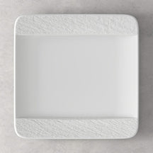 Villeroy & Boch Dinerbord Manufacture Rock - Wit - 28 x 28 cm