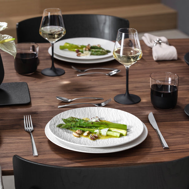 Villeroy & Boch Dinerbord Manufacture Rock - Wit - ø 25 cm