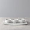 Villeroy & Boch Dipschaaltjes Set Manufacture Rock - Wit - 4-delig