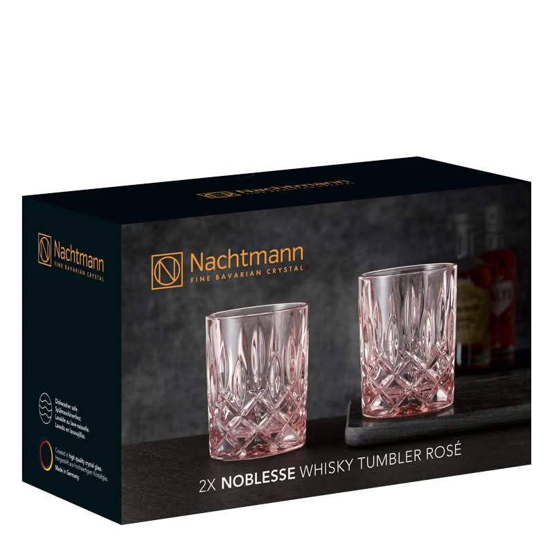 Nachtmann Whiskey Glazen Noblesse - Rosé - 295 ml - 2 stuks