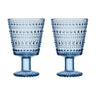 Iittala Glazen Kastehelmi - Aqua - 260 ml - 2 stuks