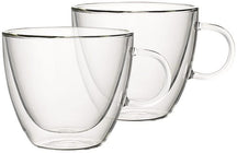 Villeroy & Boch Dubbelwandige Glazen Artesano Hot & Cold Beverages - 420 ml - 2 stuks - met oor