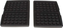 Fritel Bakplaten Set voor Brusselse en Luikse Wafel 4 x 6 cm