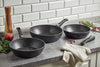 Resto Kitchenware Koekenpan Leo ø 24 + 26 + 28 cm - Inductie en alle andere warmtebronnen