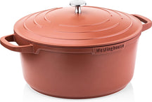 Westinghouse Pannenset Performance (Braadpan + Hapjespan) ø 28 cm - Rood - Inductie en alle andere warmtebronnen