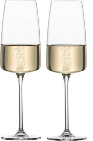 Zwiesel Glas Champagneglazen - Flutes - Vivid Senses Light & Fresh - 380 ml - 2 stuks