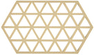 Zone Denmark Pannenonderzetter Triangles - Warm Sand - 24 x 14 cm