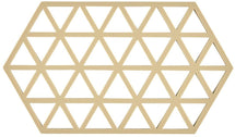 Zone Denmark Pannenonderzetter Triangles - Warm Sand - 24 x 14 cm