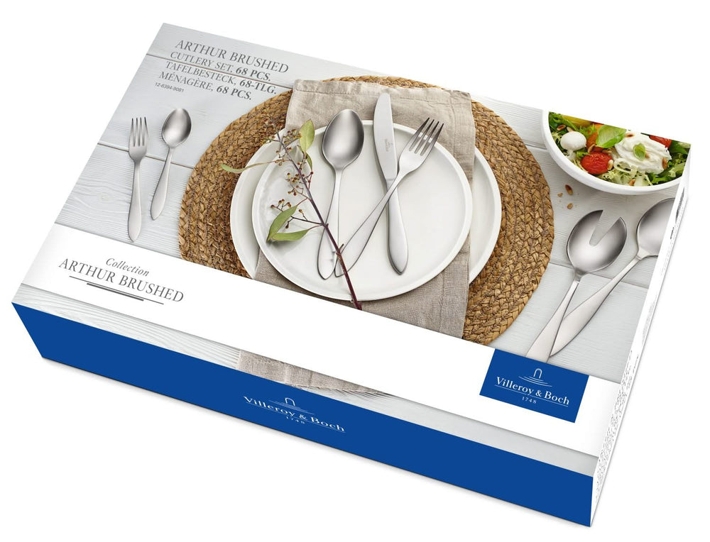 Villeroy & Boch Bestekset Arthur - Geborsteld - 68-delig / 12 personen