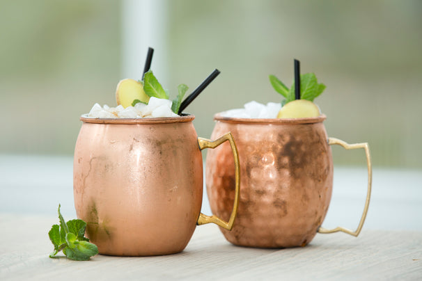 Cookinglife Moscow Mule - Cocktailbekers - Koper - 500 ml - 6 Stuks