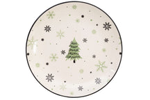 Cookinglife Serviesset - Kerstservies - Aardewerk - Groen 18-delig / 6 personen