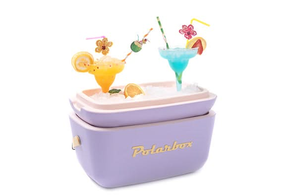 Polarbox Koelbox met Schouderband - Paars - 12 liter