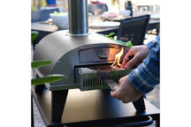 ZiiPa Pizza Oven Piana - Houtgestookt - met Thermometer - Leisteen - voor ø 30 cm pizza's - Roterende pizzasteen