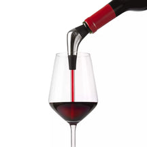 Vacu Vin Wijnschenker Slow Wine Pourer - Zilver