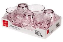 Bormioli Rocco Glazen Flora - Roze - 250 ml - 6 stuks