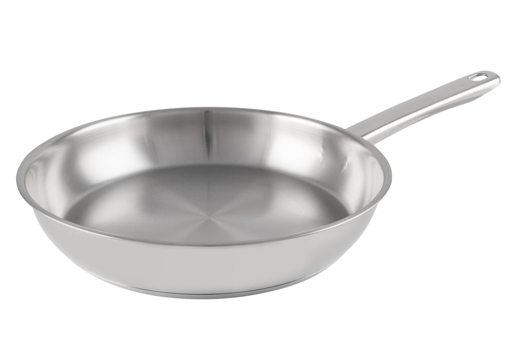 Cookinglife Koekenpan Superior RVS ø 24 cm - zonder anti-aanbaklaag - geschikt voor alle wartmebronnen - PFAS-vrij