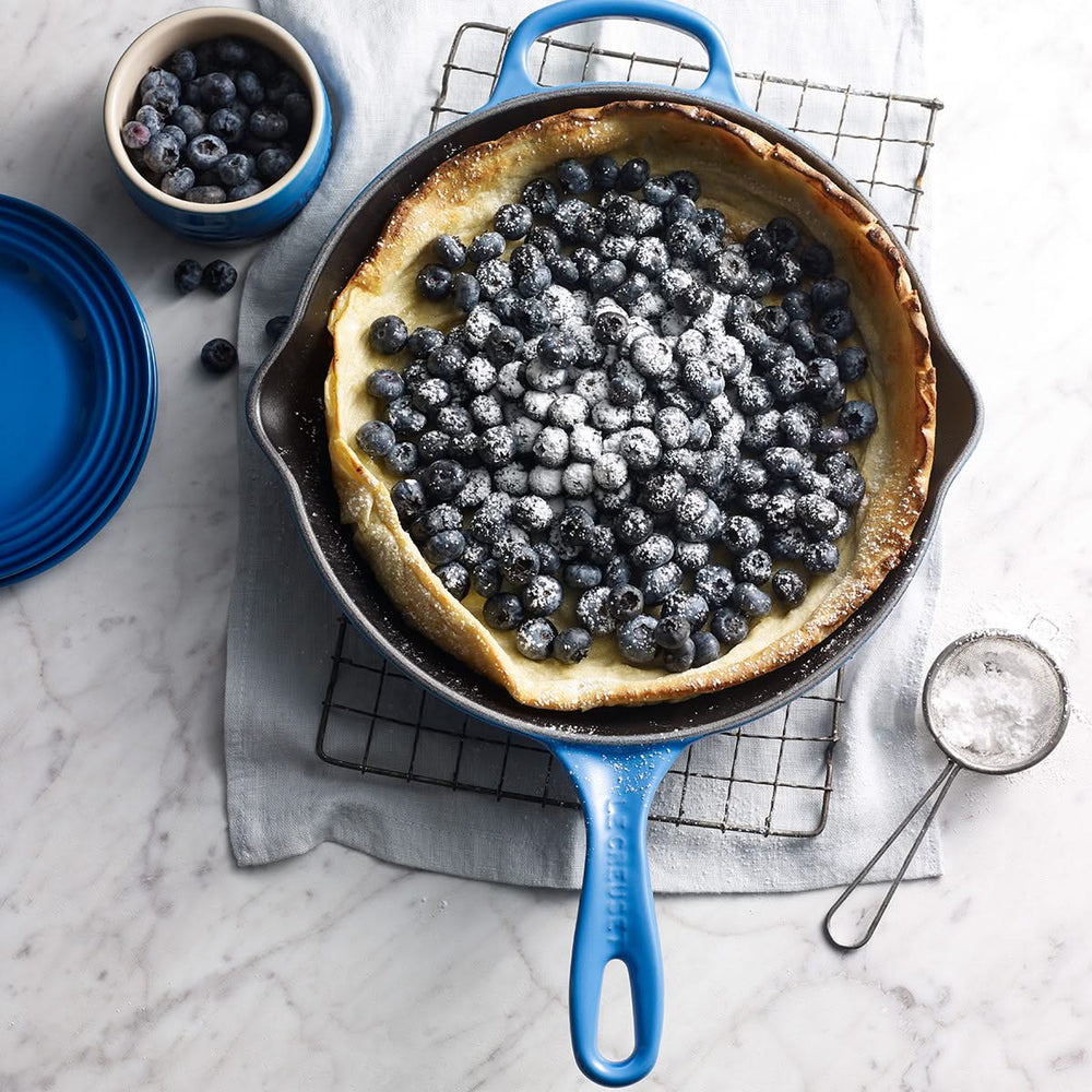 Le Creuset Skillet Signature - Azure - ø 20 cm - geëmailleerde anti-aanbaklaag