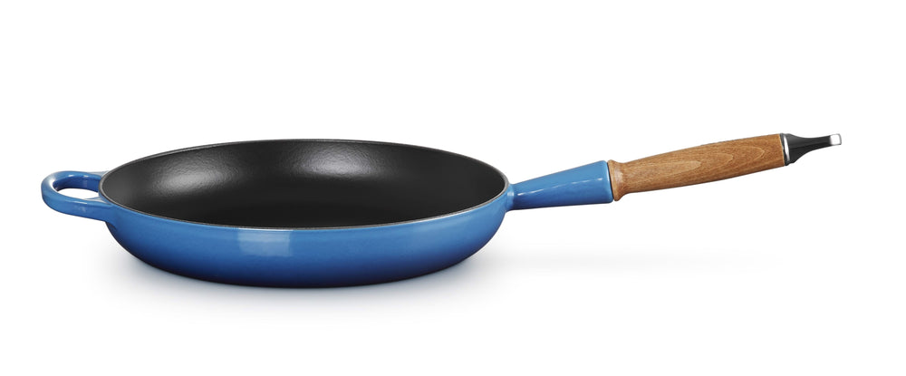 Le Creuset Koekenpan Signature - Azure - ø 28 cm / 2.6 liter - geëmailleerde anti-aanbaklaag