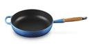 Le Creuset Hapjespan - Sauteuse - Signature - Azure - ø 28 cm / 3.6 liter- geëmailleerde anti-aanbaklaag