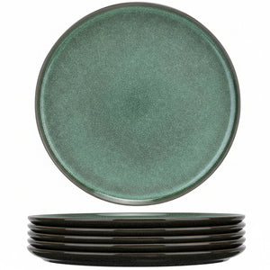 Cosy & Trendy Dinerborden Lerida Meadow Groen ø 26 cm - 4 Stuks