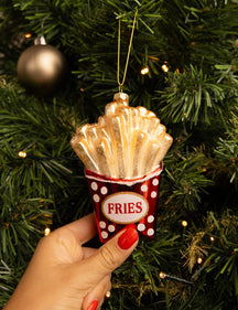 Nordic Light Kerstbal Friet 12 cm