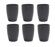 Studio Tavola Bekers Black Tie 350 ml - 6 stuks