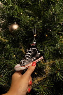 Nordic Light Kerstbal Sneaker Zwart 11 cm