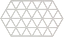 Zone Denmark Pannenonderzetter Triangles - Warm Grey - 24 x 14 cm