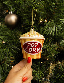 Nordic Light Kerstbal Popcorn 9 cm